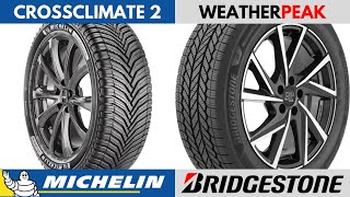 Michelin CrossClimate 2 vs Bridgestone WeatherPeak [upl. by Perlis580]