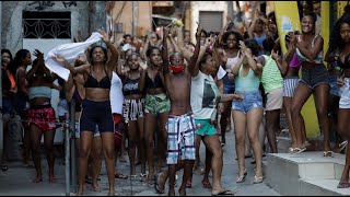 Protests after deadliest favela drug raid in Rio de Janeiros history [upl. by Aleit]