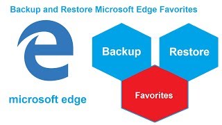 Backup and Restore Microsoft Edge FavoritesBookmarks [upl. by Sidnac222]