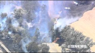 Toodyay fire  December 15 2013 [upl. by Akemak]