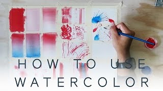 WATERCOLOR TUTORIAL  Wet on Dry Techniques  Part One [upl. by Metzgar45]