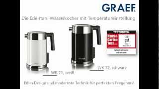 Graef Wasserkocher WK 71 amp WK 72 [upl. by Aliahs633]