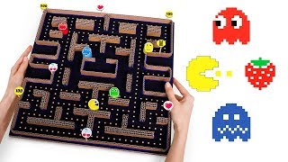 DIY PACMAN Game From Cardboard  Arcade Games Quiz [upl. by Giles]