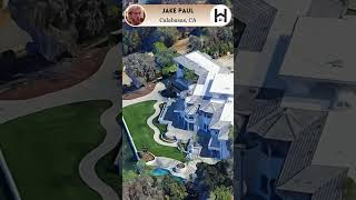 Jake Pauls Calabasas Mansion Tour celebrityhouses celebrityhomes realestate jakepaul [upl. by Hakym464]