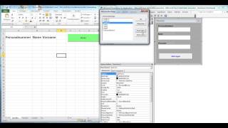 9ESEingabemaske für einfache Datenbank in Excel VBA programmieren [upl. by Olenka]