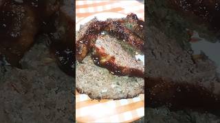 Homemade meatloaf with BBQ sauce recipe [upl. by Valina]