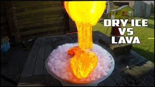 EXPERIMENT LAVA vs DRY ICE [upl. by Church]