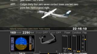 NTSB Colgan Air Crash Animation Flight 3407 [upl. by Ycnalc]