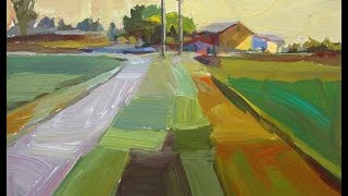 Expressive Acrylic Painting with Patti Mollica  Lesson 4 Italian Landscape Demo [upl. by Niggem]