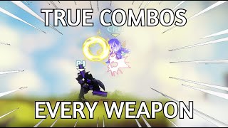 TRUE COMBOS ON EVERY BRAWLHALLA WEAPON [upl. by Ignatia]