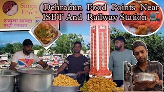 Dehradun Food Points near Railway Station and ISBT Dehradun dehradunstreetfood [upl. by Hike]