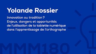 MMM180  Yolande Rossier [upl. by Mensch334]