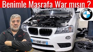 Bmw X3 20 Dizel Komple Motor Niye İndi Zincir İçin Motor mu İner Usta [upl. by Llehsam919]