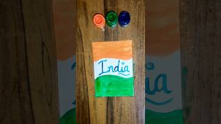 Tiranga Drawing 🇮🇳 art drawing tiranga shortsfeed 26january republicday 15August ytshorts [upl. by Ashien]