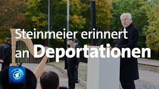 Gedenken 80 Jahrestag Beginn der Deportation von Jüdinnen in Berlin [upl. by Aihtibat]