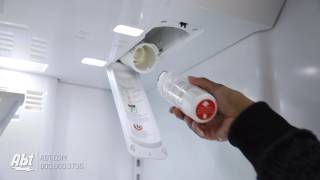 How to Replace the Water Filter in a Whirlpool French Door WRF736SDAM  EDR2RXD1 [upl. by Janeta]