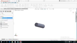 How to insert AXIS in SolidWorks [upl. by Clarke857]