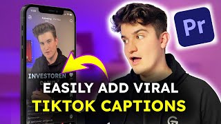 How To Add Viral TikTok Captions Premiere Pro [upl. by Abert154]