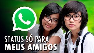 Como bloquear status do WhatsApp [upl. by Nus]