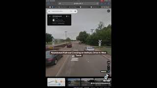 Abandoned Railroad Crossing on Bethany Drive in Allen Texas [upl. by Ribble]