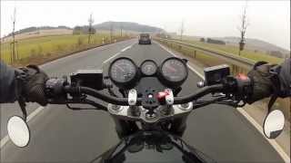 Suzuki Bandit 1200 short ride around the town GoPro Hero 2 HD 2 [upl. by Yasu]