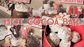 Hot Cocoa Bar  Quick amp Easy Snack Ideas  Mostly Dollar Tree [upl. by Him]