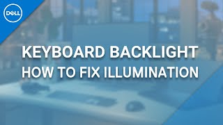 How to Fix Keyboard Not Lighting Up Official Dell Tech Support [upl. by Nnyliram]