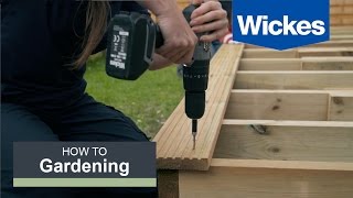 How to Lay Decking with Wickes [upl. by Apoor310]