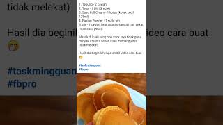 Resepi pancake simple [upl. by Suiddaht]