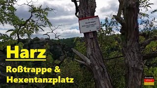 Roßtrappe  Hexentanzplatz in Thale im Harz [upl. by Seravaj]