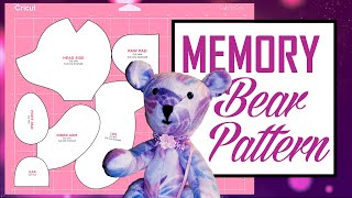 Cricut Maker  Cutting Memory Bear Pattern Tutorial [upl. by Materi]