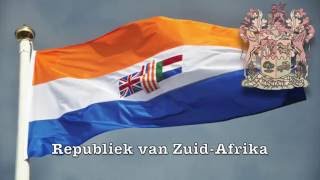 Flag anthem of South Africa19611994 quotVlagliedquot [upl. by Cirnek]