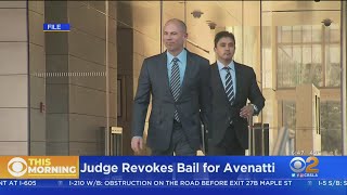 Michael Avenatti Stays Behind Bars After Judge Revokes Bail [upl. by Anivlem]