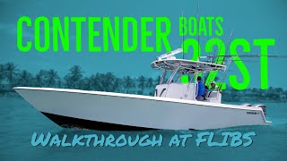 Contender Boats 32ST  Walkthrough [upl. by Bradwell]