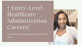 Entry Level Healthcare Administration Jobs with NO EXPERIENCE  Healthcare Industry Sectors [upl. by Ahsatam184]