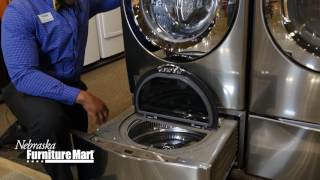 The LG SideKick Pedstal Washer  WD100CV [upl. by Ynohtnaed]