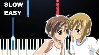 Boku no Pico opening theme song SLOW EASY PIANO TUTORIAL [upl. by Miriam]