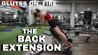 Glutes on Fire The Back Extension [upl. by Eusadnilem]