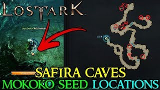 LOST ARK  SAPIRA CAVE ALL MOKOKO SEED LOCATIONS [upl. by Olrac7]