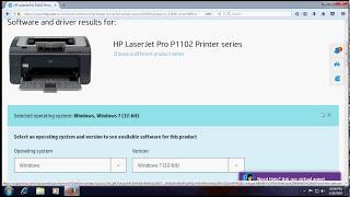 HP Laserjet Pro p1100 p1560 p1600 Series Full Feature Software and Driver Download [upl. by Atalaya]