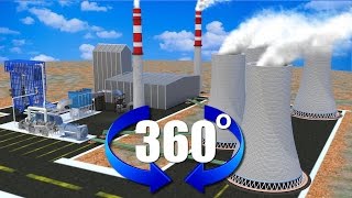 Power plant  Virtual Reality Tour 360° Animation [upl. by Keever]