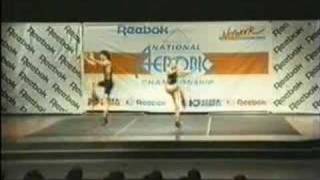 National Aerobics Championship 1988 Australia Mixed Pair [upl. by Zubkoff611]