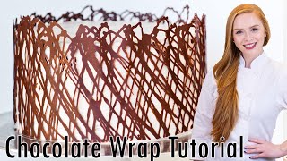 How to Make Chocolate Cake Wrap  Cake Decorating Tutorial [upl. by Chansoo545]