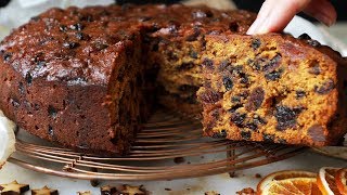 Christmas Cake Recipe  Easy Fruit Cake thats beautifully moist [upl. by Stratton670]