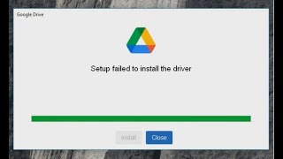 Solved Google Driver  Setup Failed to Install the Driver [upl. by Neladgam]