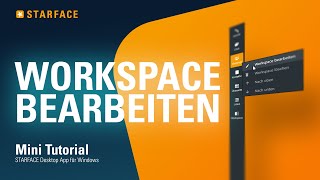 Workspace bearbeiten  STARFACE Windows App  Tutorial [upl. by Razatlab]