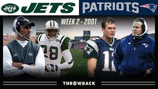 The Game That Changed the Future of the NFL Jets vs Patriots 2001 Week 2 [upl. by Enortna]