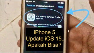 iPhone 5 Update iOS 15 Beta Version  Serius [upl. by Moguel876]