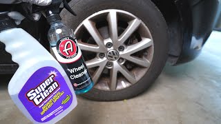 Super Clean vs Adams Wheel Cleaner on Wheels [upl. by Rana82]