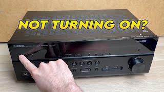 How to Fix Yamaha AV Receiver Not Turning On [upl. by Rama]